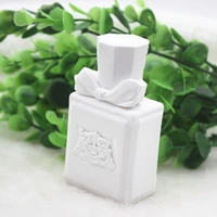 solid plaster perfume bottle mold creative soap mold 3d clay craft bath soap making silicone molds