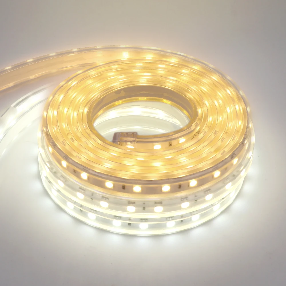 Новое поступление SMD 5050 Светодиодная лента 220 В 60 светодисветодиодный s/m