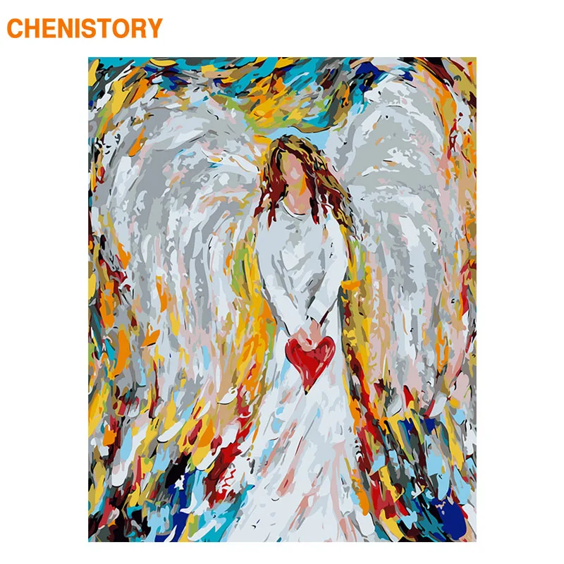 CHENISTORY рамка Angel DIY Краска по номерам современное настенное художественное