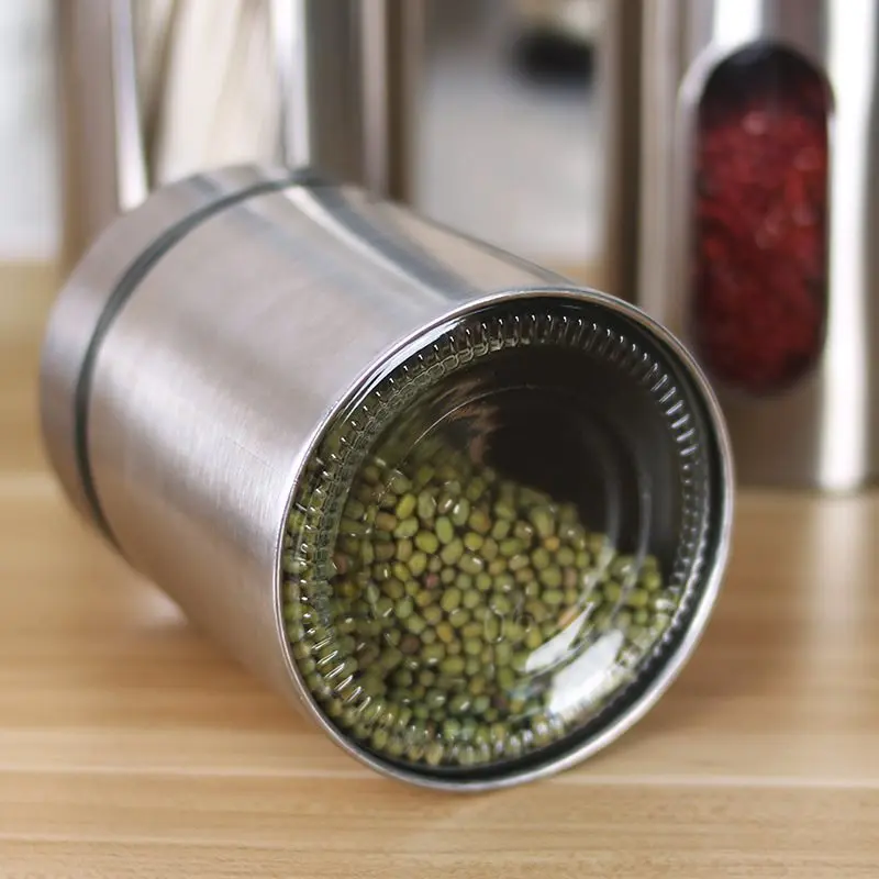 

Household sealed cans glass storage tanks dried fruit and grain storage tanks stainless steel kitchen supplies WF3141540