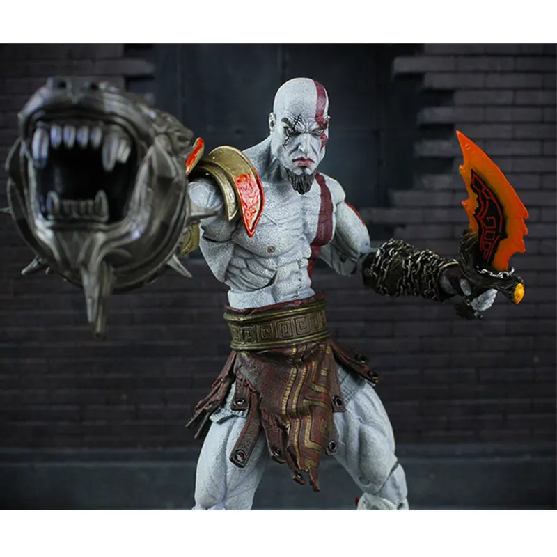 NECA Game God of War III Kratos ПВХ фигурка Коллекционная модель игрушки в коробке 18 см