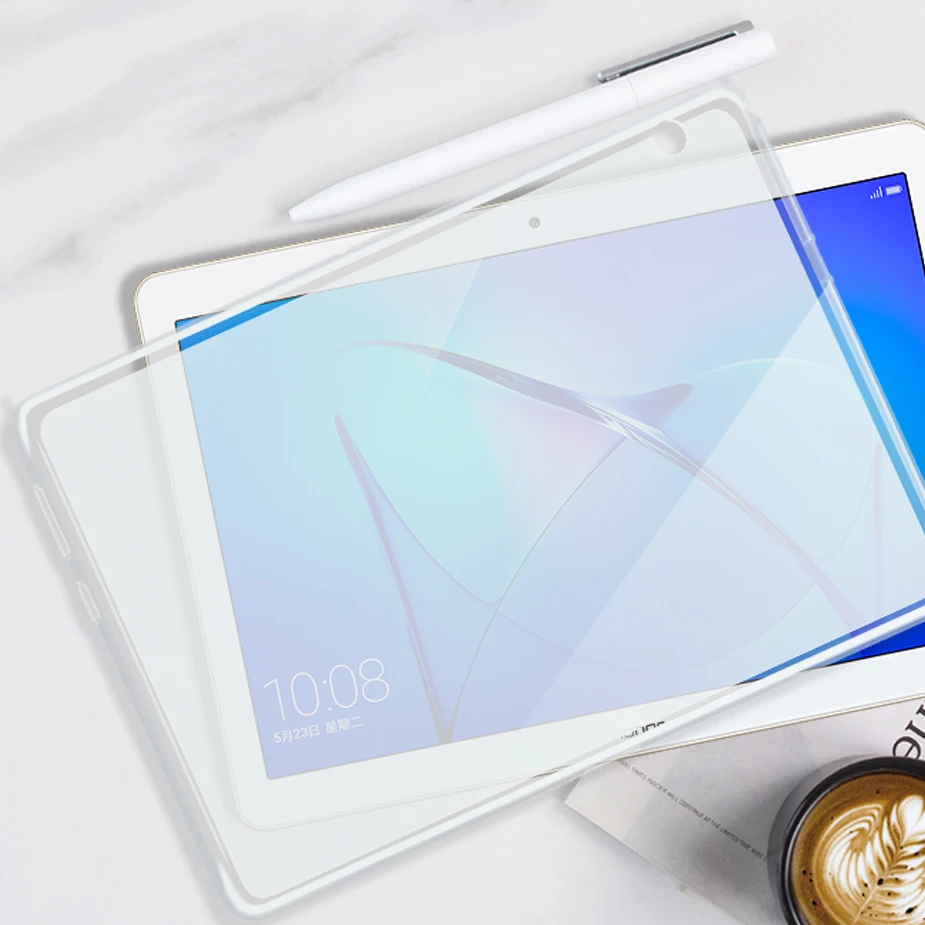 Силиконовый чехол KiKiss для Huawei MediaPad T5 10/T3 8/T3 7 3G Wi-Fi мягкий планшета tab media pad T1 T2 0 8 10 Pro