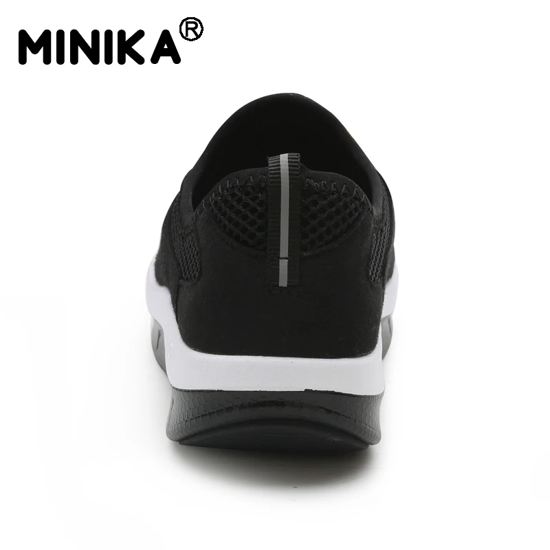 Minika/дышащие тонкие кроссовки на танкетке с сеточкой женская обувь платформе