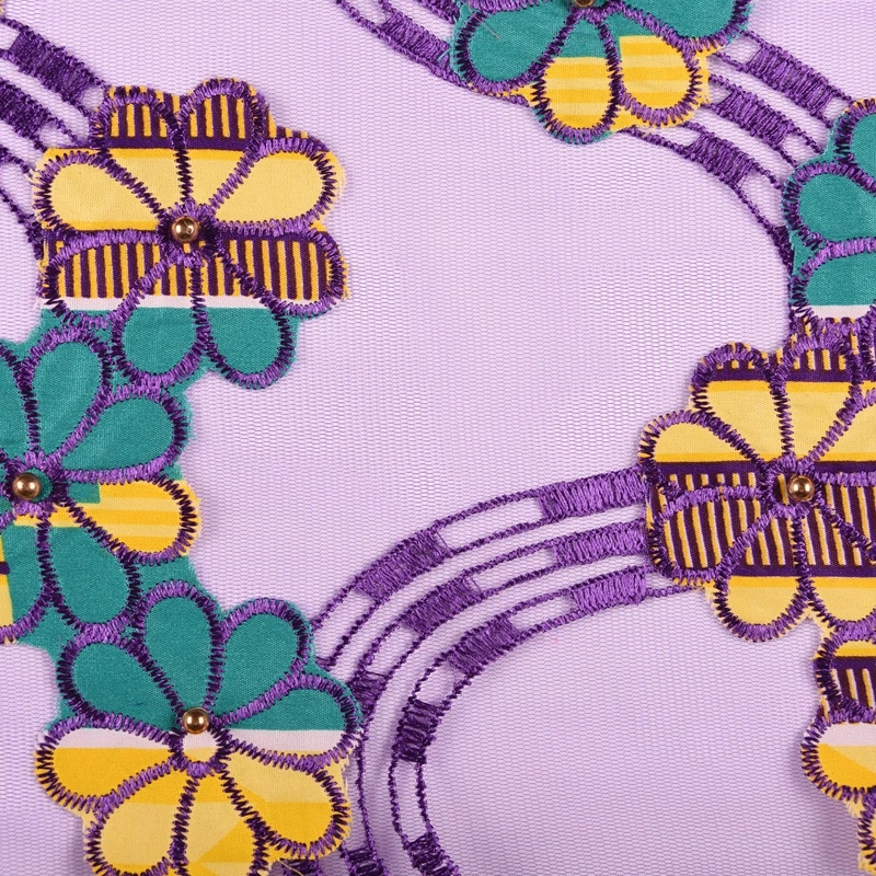 Nigerian Lace fabrics 2019 African With Wax High Quality Swiss Voile Fabric For Wedding Dress 1005 | Дом и сад