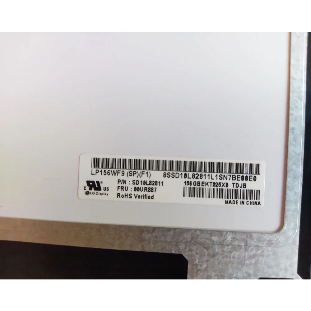 Ips матрица для ноутбука 15 6 &quotLP156WF9 SPF1 LP156WF9 (SP) (F1) светодиодный экран матовая 30Pin