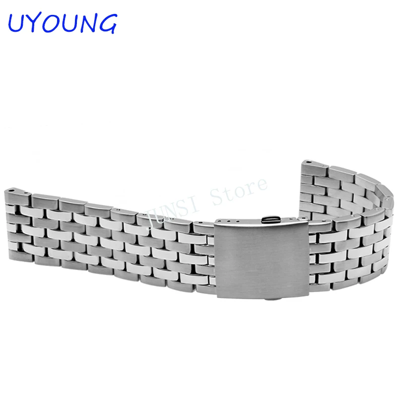 Ремешок для часов UYOUNG качественный из нержавеющей стали дизельных мужчин 24 мм 26 28