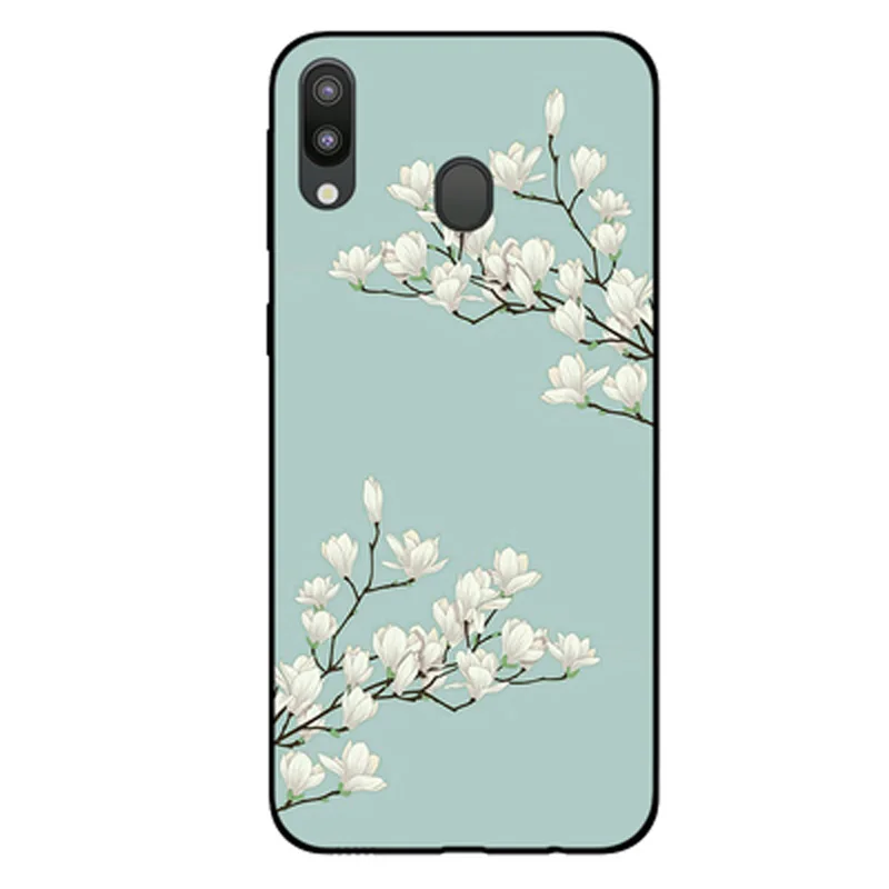 Lovely Painted Cartoon Shell Back Cover For Samsung Galaxy M20 Soft Silicone Phone Case GalaxyM20 M205F Cases | Мобильные телефоны