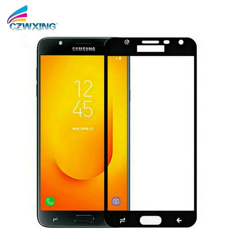 Закаленное Стекло для samsung Galaxy J7 Duo 2018 Экран протектор J7Duo J720 J720F полное покрытие