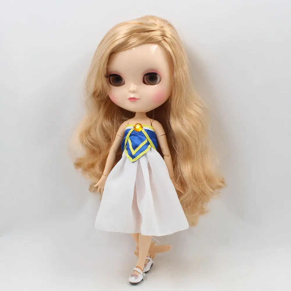 Кукла blyth icy licca богиня кудри дикая мода шарнирное тело 1/6 30 см Подарочная