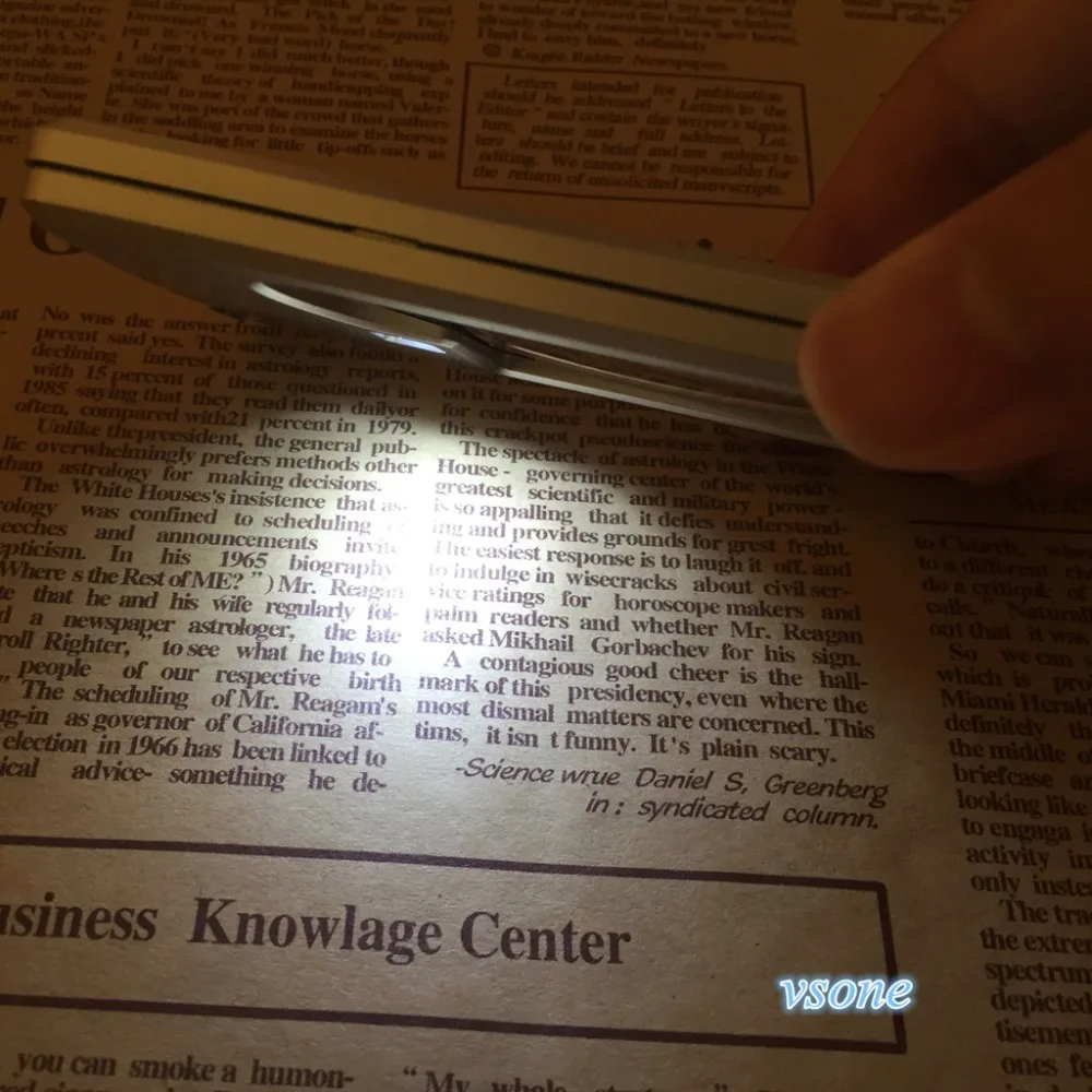 2 шт. карманное увеличительное стекло для чтения кредитных карт|handheld magnifying