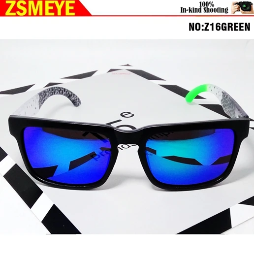 ZSMEYE бренд Лидер продаж квадратные мужские и женские oculos ken БЛОК РУЛЯ зеркальные de sol 43 UV400 - Цвет линз: C16