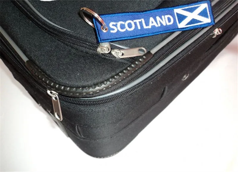 Двусторонние брелоки с вышивкой шотландского флага шотланда|st keychain|keychain gkeychain