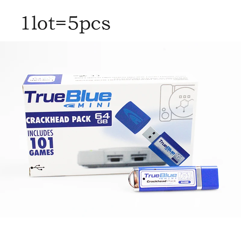Dealonow True Blue mini Crackhead pack 64 г 101 игр Набор для борьбы с местом ps1 Classic ps | Электроника