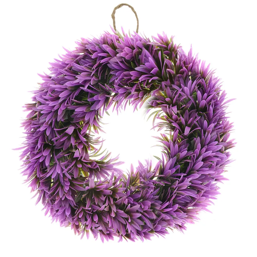 Рождественский венок 2019 украшение на Хэллоуин входную дверь Декор искусственные