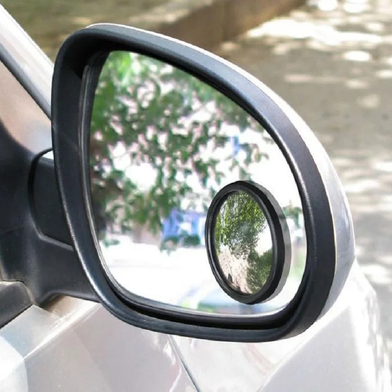 Зеркало для слепого пятна для автомобиля 2 шт. круглый Стик-на выпуклой заднего вида Один комплект Прямая jul26