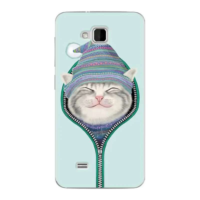 For ZTE Blade AF3 A3 Case 4.0&quot Mobile Phone Back Cover Bag Tiger Animal Cases A5 Pro A 5 C341 T221 Fundas |