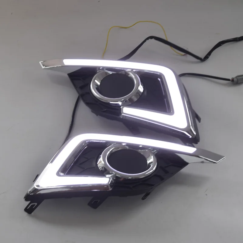 

For Nissan Sentra 2016 2017 2018,Yellow Signal Function Relay Waterproof 12V Car DRL LED Daytime Running Light