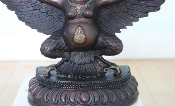 USPS в США S1090 Тибетский буддизм бронзовый медный с крылышками птица Орел статуя