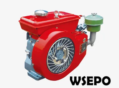 Прямая поставка с завода! WSE-170F 4hp горизонтальный одноцилиндровый 4-тактный маленький дизельный двигатель с воздушным охлаждением для генератора/насоса/лодки