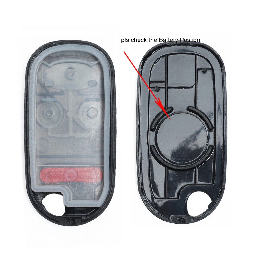 

KEYECU 10pcs for Honda CR-V Civic Element EX LX Remote Key Shell Case Fob for FCC ID: OUCG8D-344H-A