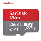 Карта памяти Micro SD SanDisk, карта памяти Micro SD класс 10, 16 ГБ, 128 ГБ, 200 ГБ, 256 ГБ, Ultra A1 SDHCSDXC UHS-I, 98 МБс.-100 МБс. TF-карты