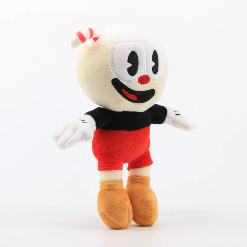 Cuphead плюшевые игрушки куклы Mugman The Chalice Мягкие плюшевые мягкие милые Мультяшные игрушки кукла детская Рождественская подарки на день рождения