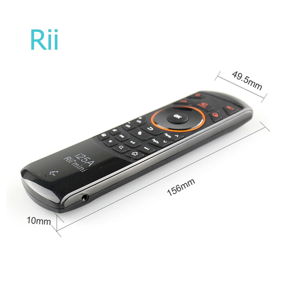 Rii i25A 2 4G Беспроводная русская английская Клавиатура Fly Air mouse IR удлинитель