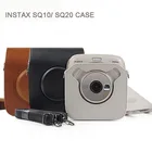 Сумка для камеры FUJIFILM Instax квадратная SQ20 SQ10, винтажный Чехол из искусственной кожи с ремешком на плечо, защитный чехол для камеры