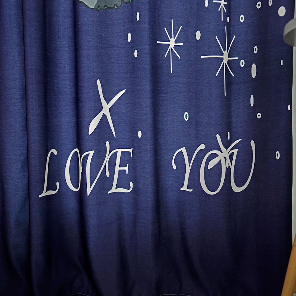 Индивидуальные 2x оконные драпировочные занавески для детской комнаты окон