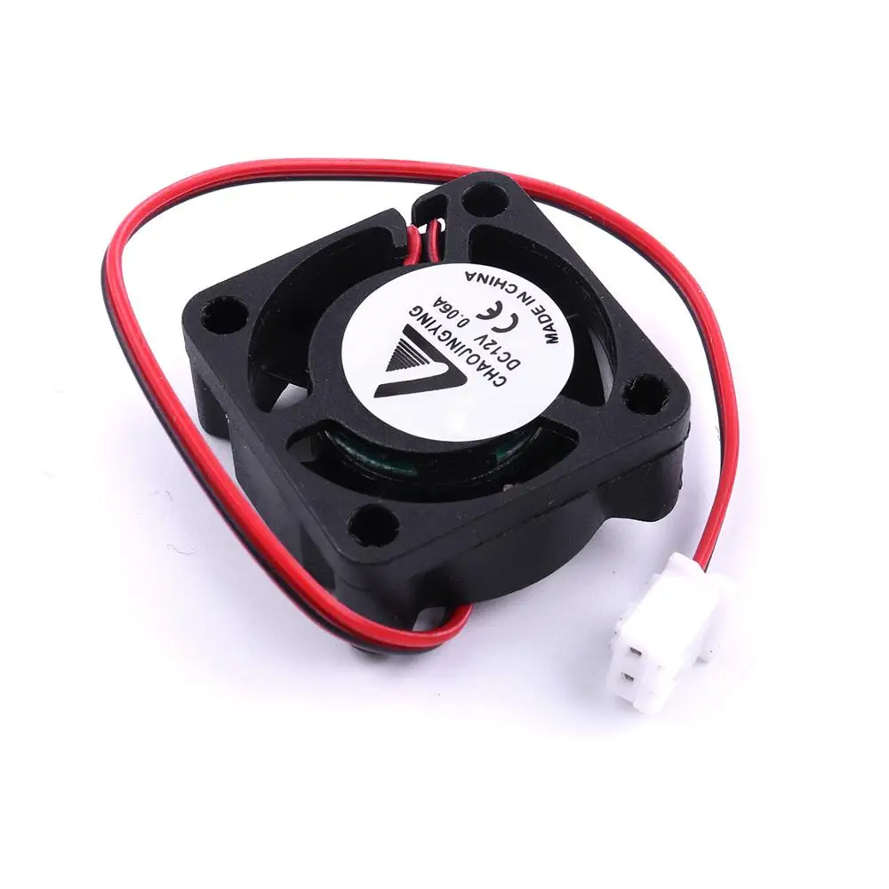 4 шт./лот 25x25x10 мм DC 12 В 0 84 Вт Мини DIY бесшумный охлаждающий вентилятор в корпусе
