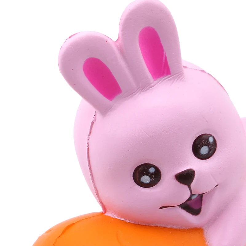 Kawaii Jumbo замедлить рост Squeeze морковь кролик игрушка антистрессовый мяч Забавный