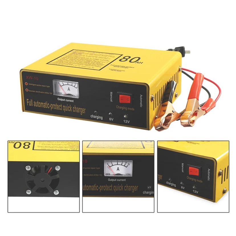 Автоматическое электрическое зарядное устройство для аккумуляторов 6 в 12 В