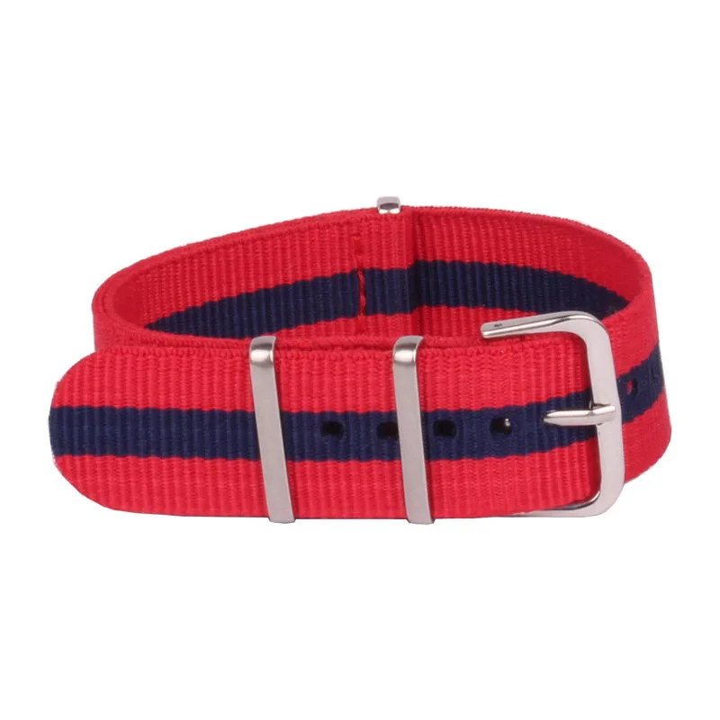 Ремешок для наручных часов Женский нейлоновый армейский спортивный браслет в