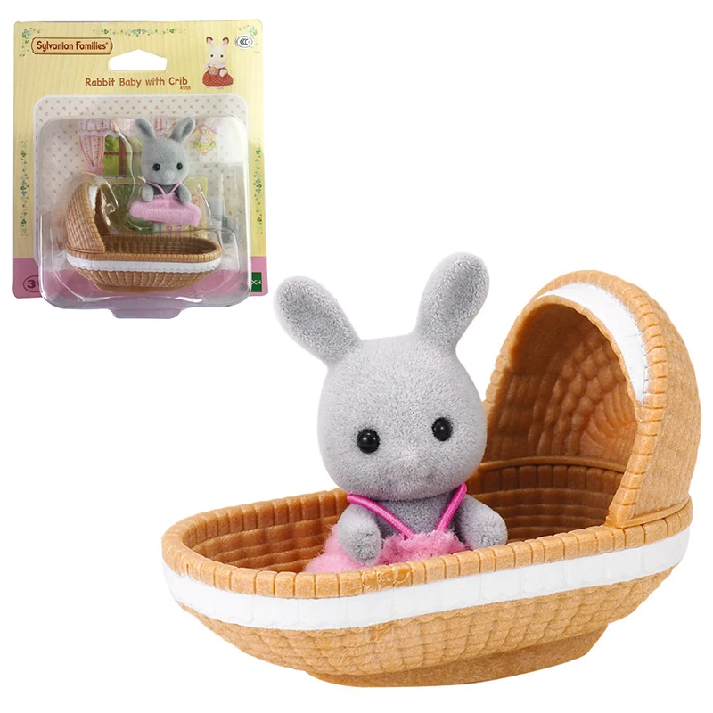 Sylvanian Families Пудель для малышей w/набор бутылок кукольный домик животное пушистая игрушка фигурки подарок для девочки Новинка 5260