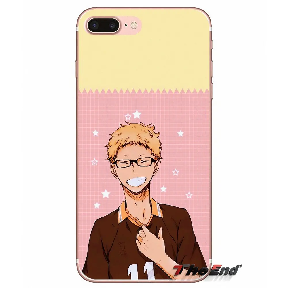 Чехол для Huawei G7 G8 Ascend P7 P8 P9 Lite Honor 4C 5X 5C 6X Mate 7 8 9 Y3 Y5 Y6 II Pro tsukishima kei Haikyuu anime series|case