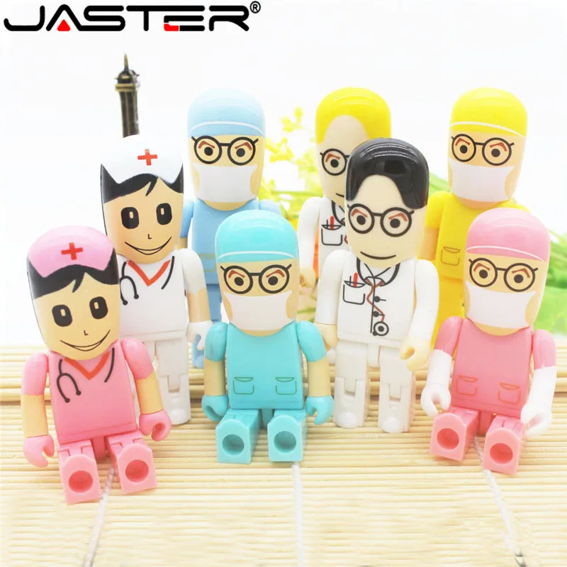 USB флэш накопитель JASTER мультяшный для стоматологов мини врачей 4 ГБ 16 32 64 u диск