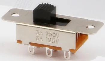 SS 22L05 ВКЛ./ВЫКЛ. 2 положения 2P2T 6 контактов панель PCB переключатель слайдов 6A/125V 3A/250V