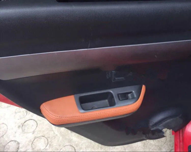 Подлокотник для дверей Suzuki Swift кожаный чехол из микрофибры 2005 06 07 08 09 10 11 2012 AB217 4 шт.