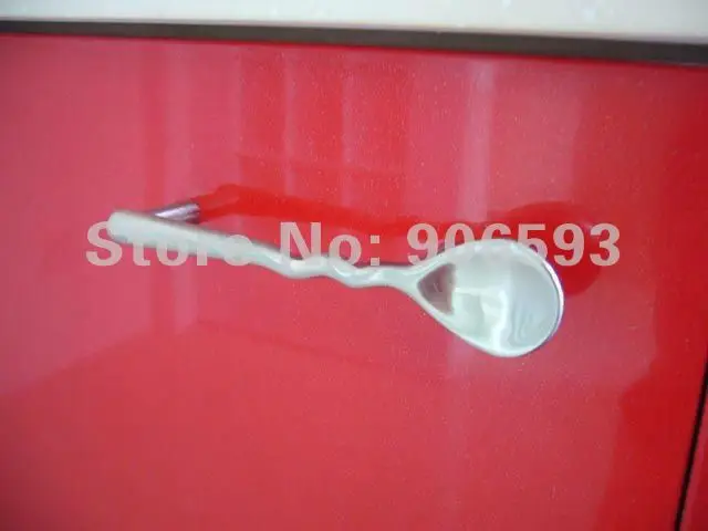 12pcs lot free shipping Zinc alloy spoon art furniture handles | Обустройство дома