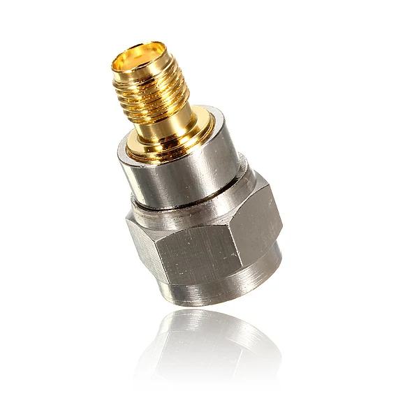 

Alloy Steel F Male Plug To SMA Female Jack Coaxial Adapter Connector