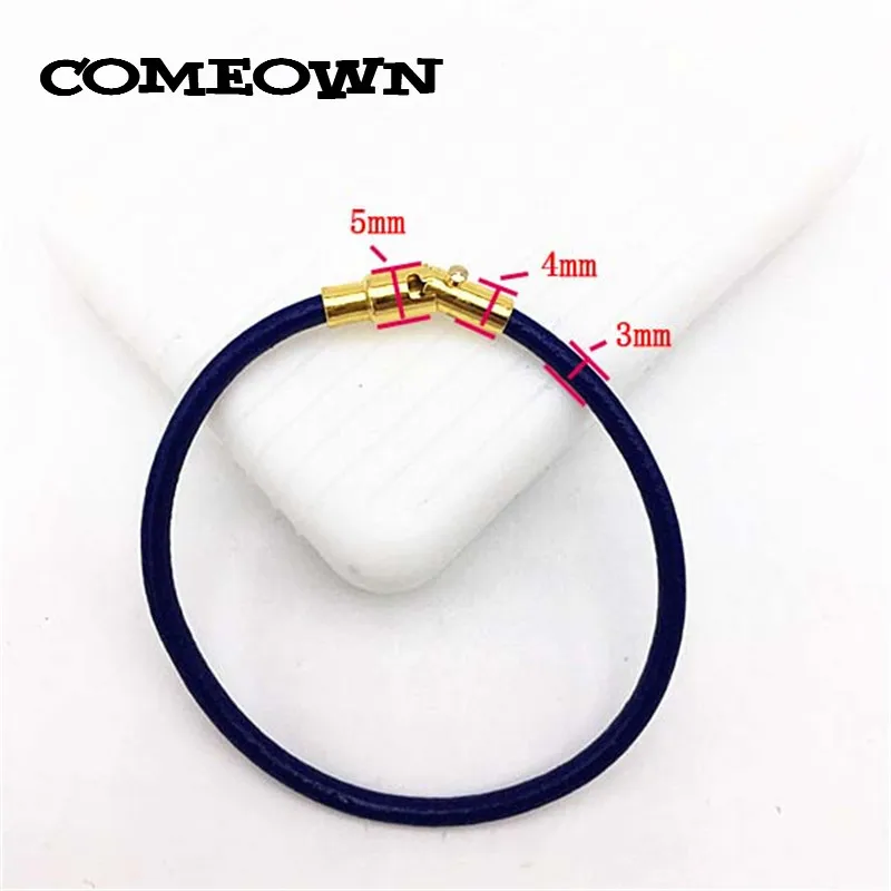 COMEOWN 2017 женские модные браслеты и 10 шт. 3 мм 16-25 см из нержавеющей стали магнитные