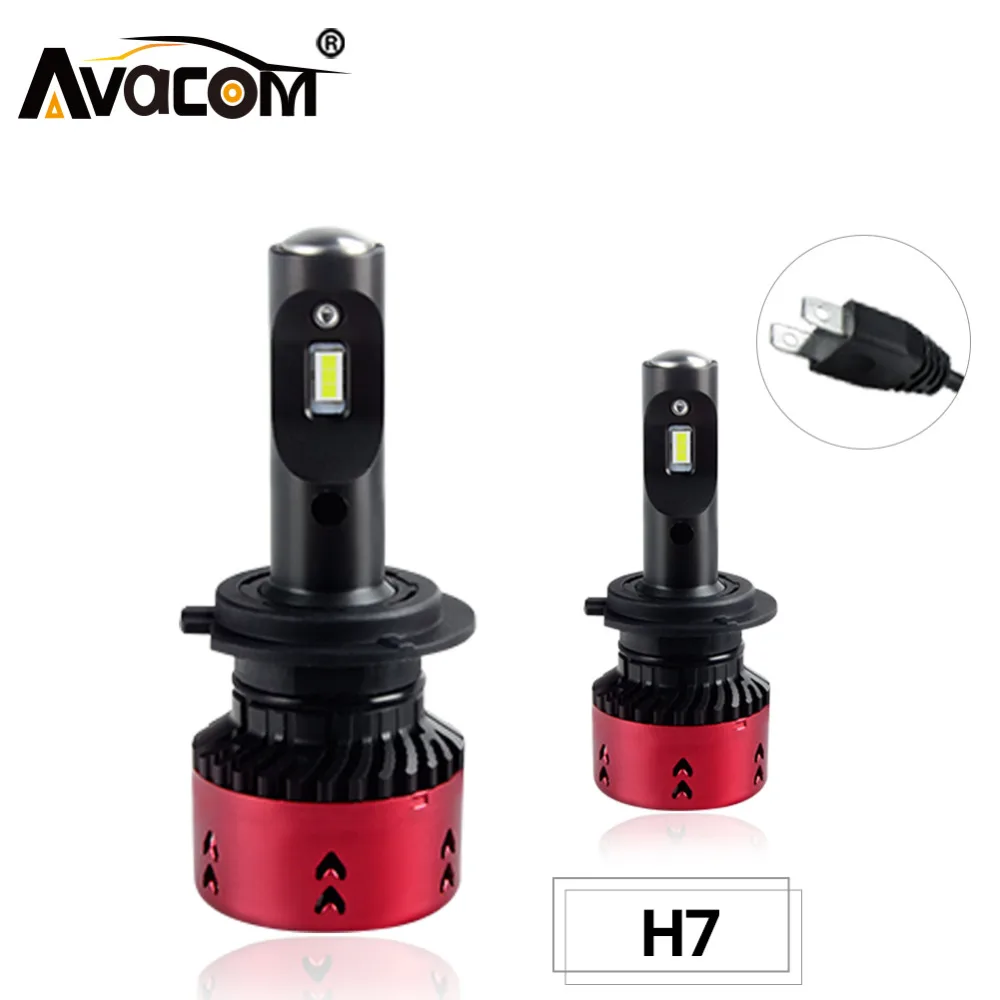 Avacom H1 H7 H11 светодиодный мини комплект Автомобильный свет 16000Lm зэс чип H15 H3 9005/HB3