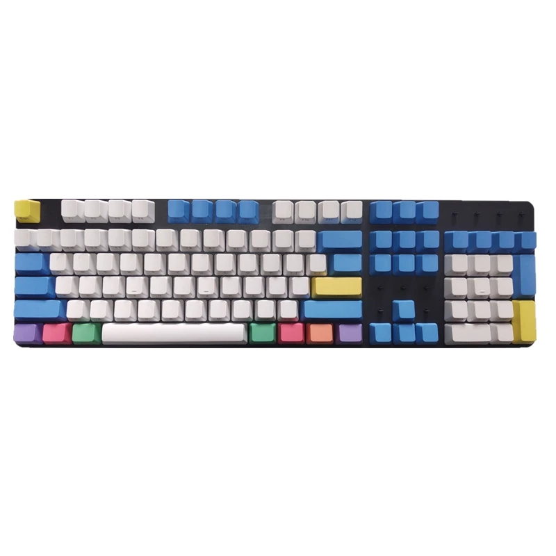 Ретро Keycaps PBT Пустой Толстый Мел Keyset Keycap для Cherry MX переключатели механическая