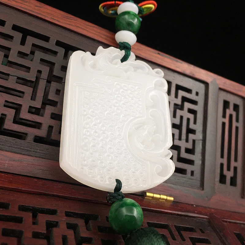 Китай ручная работа Нефритовый бренд кисточки Подвесные на талии аксессуары