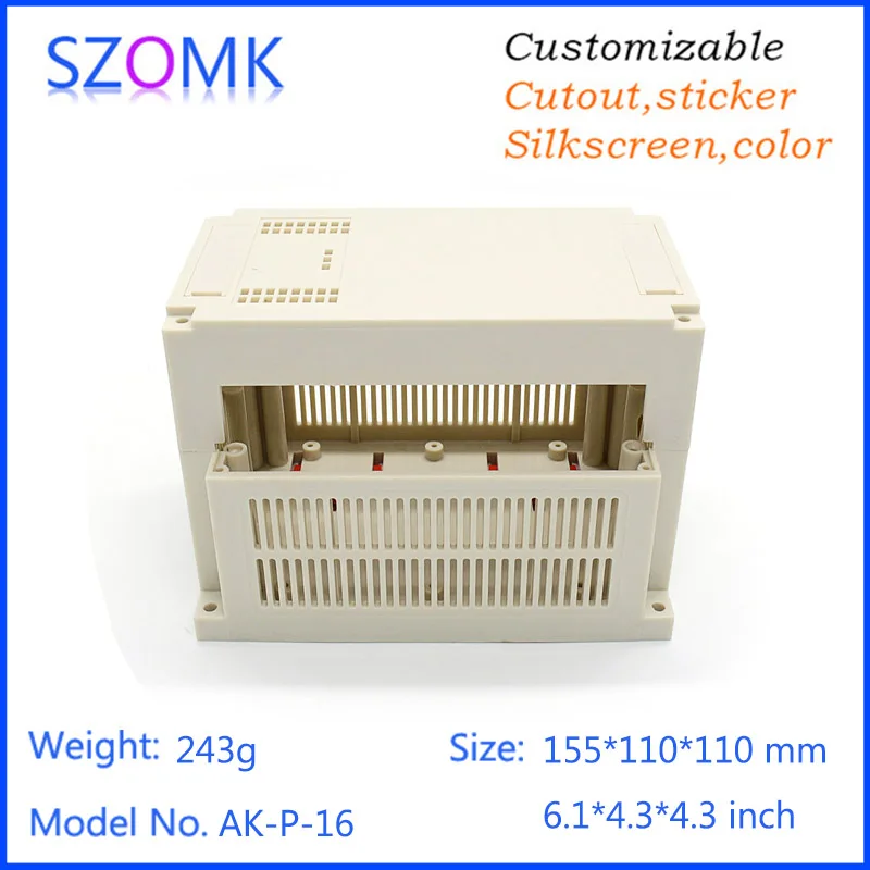 10 шт. пластиковые корпуса для электроники 155*110*110 мм|box box|box enclosurebox din rail |