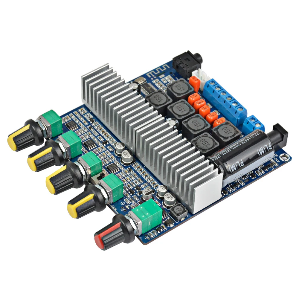 AIYIMA 100 Вт + 2*50 TPA3116 2 1 Bluetooth цифровой усилитель мощности в собранном виде плата