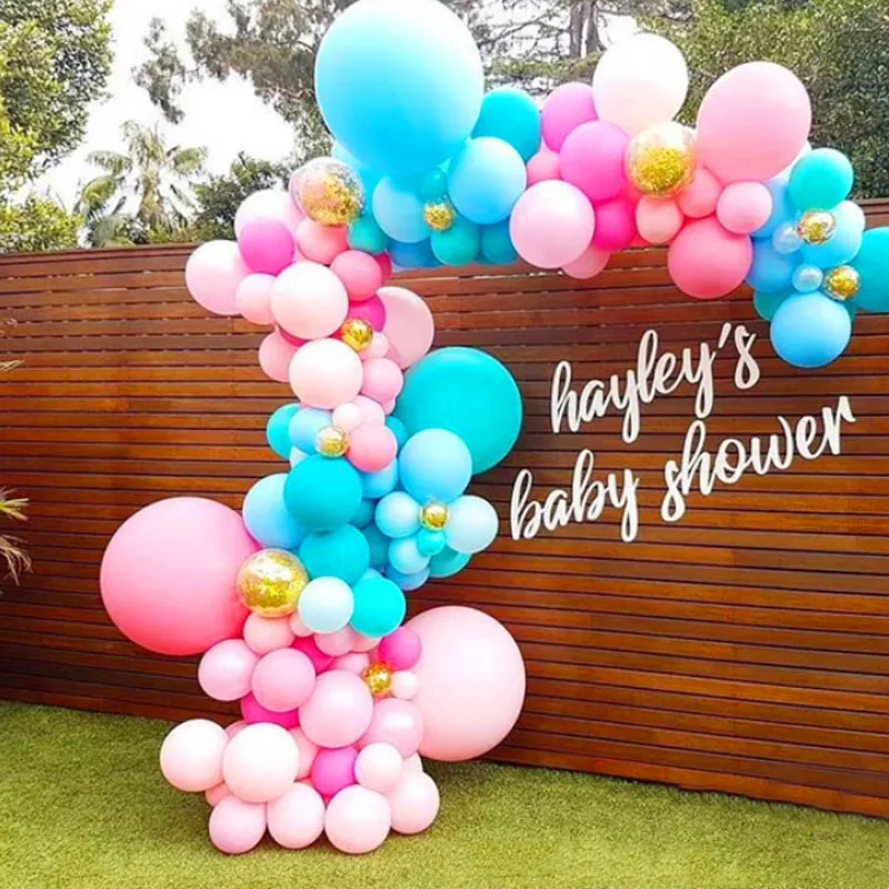 Хит продаж праздничные принадлежности прозрачная цепочка для воздушных шаров из