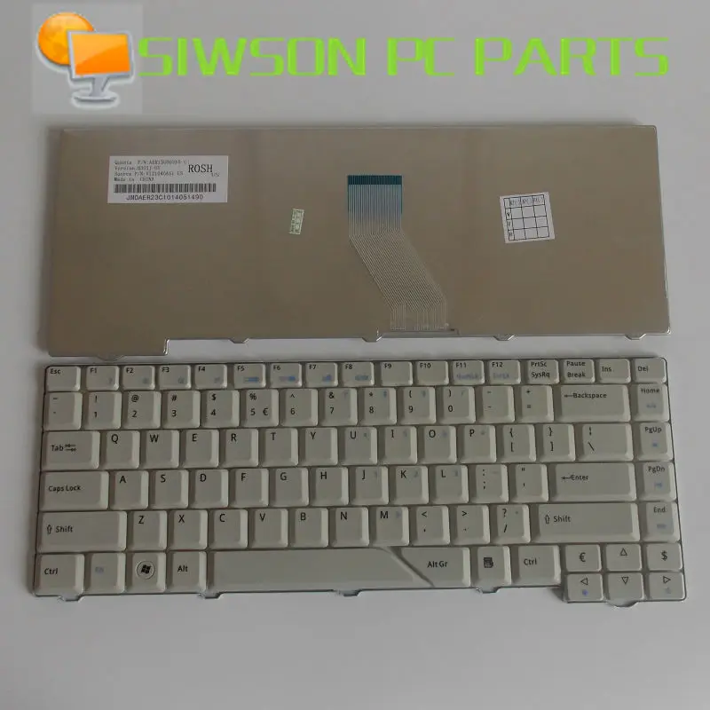 

Laptop Keyboard US Replacement for Acer Aspire 5720 5720 5720G 5720Z 5720ZG 6935 6935G 4937G 6920G 5220 Gray