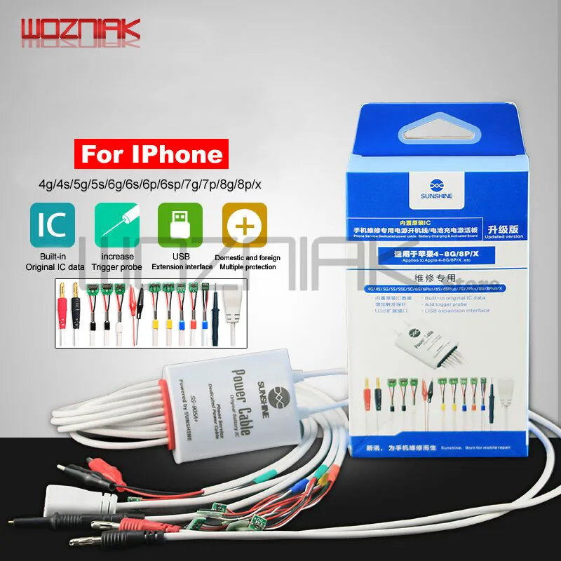 Wozniak SS 905A батарея питания загрузки активации тестовая линия для iphone