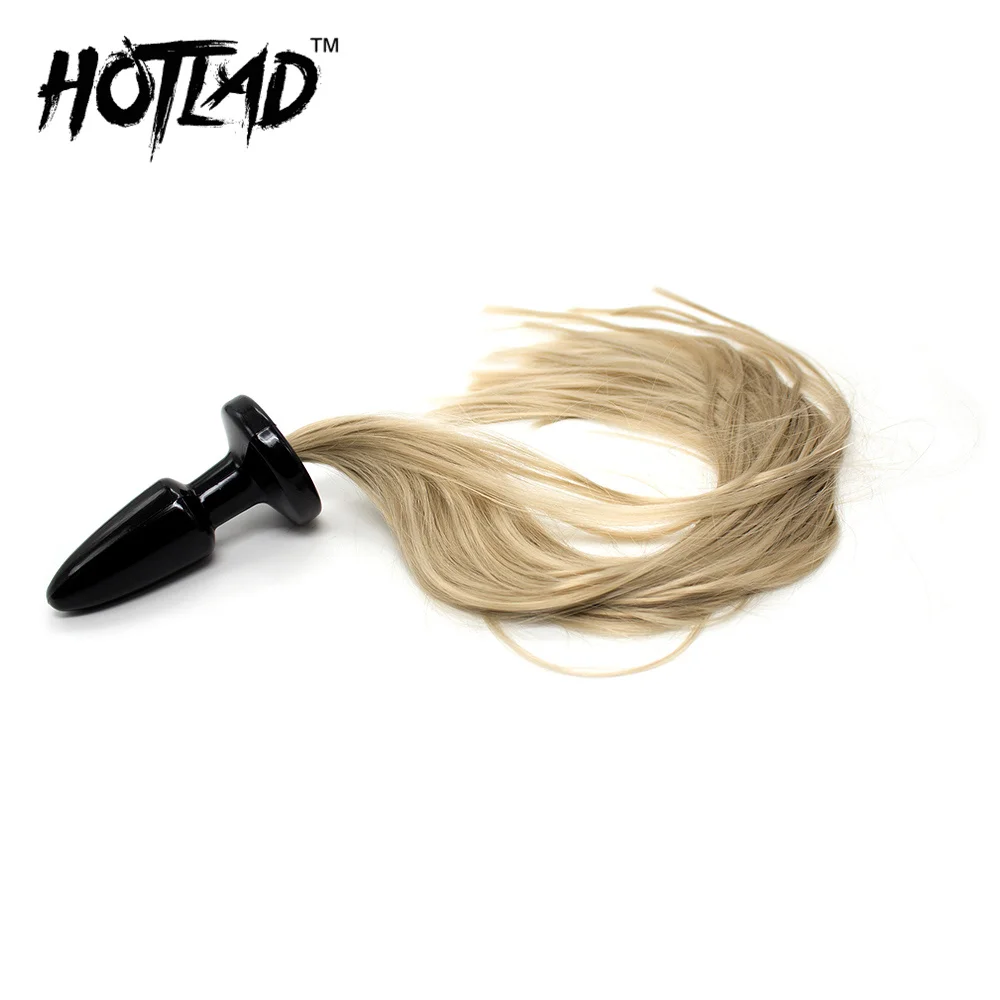 Анальная пробка унисекс хвостик конского хвоста анальная интимные игрушки для